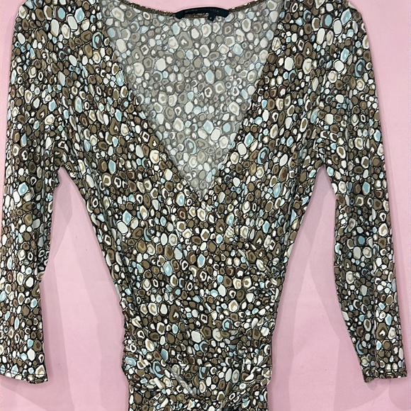 BCBG Max Azria Wrap Dress- Sz Small - Picture 8 of 13